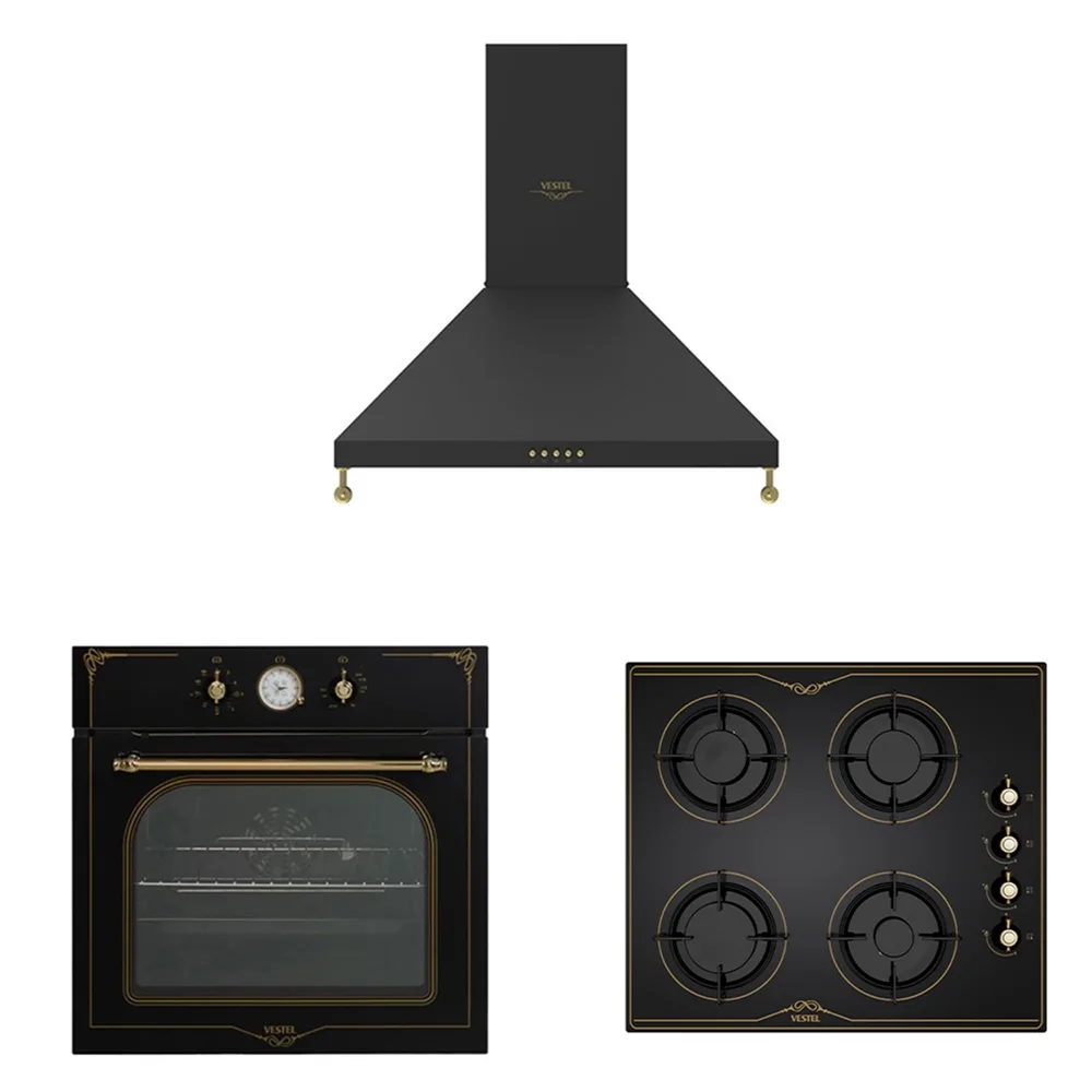 Vestel Siyah Rustik Set