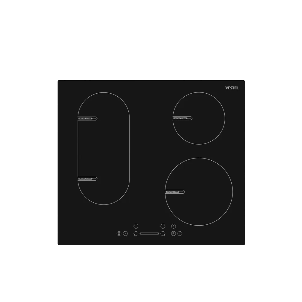 Vestel AO-6470 S-K 60 cm 4 Gözü Elektrikli Ankastre Ocak