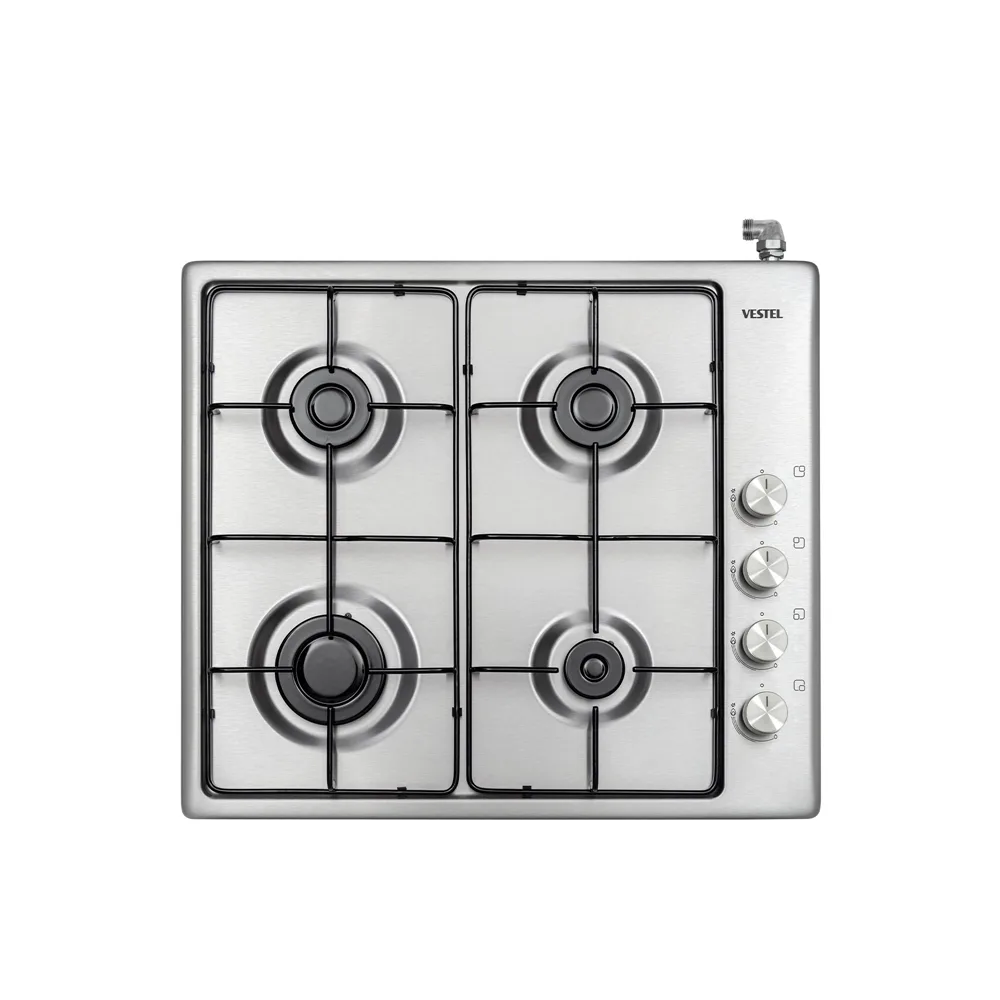 Vestel SO- 6004 X DG 60 cm 4 Gözü Gazlı Set Üstü Ocak