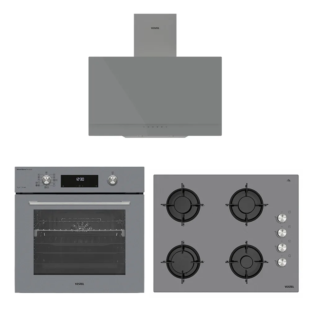 Vestel Eğik Gri Dijital Prestij Set